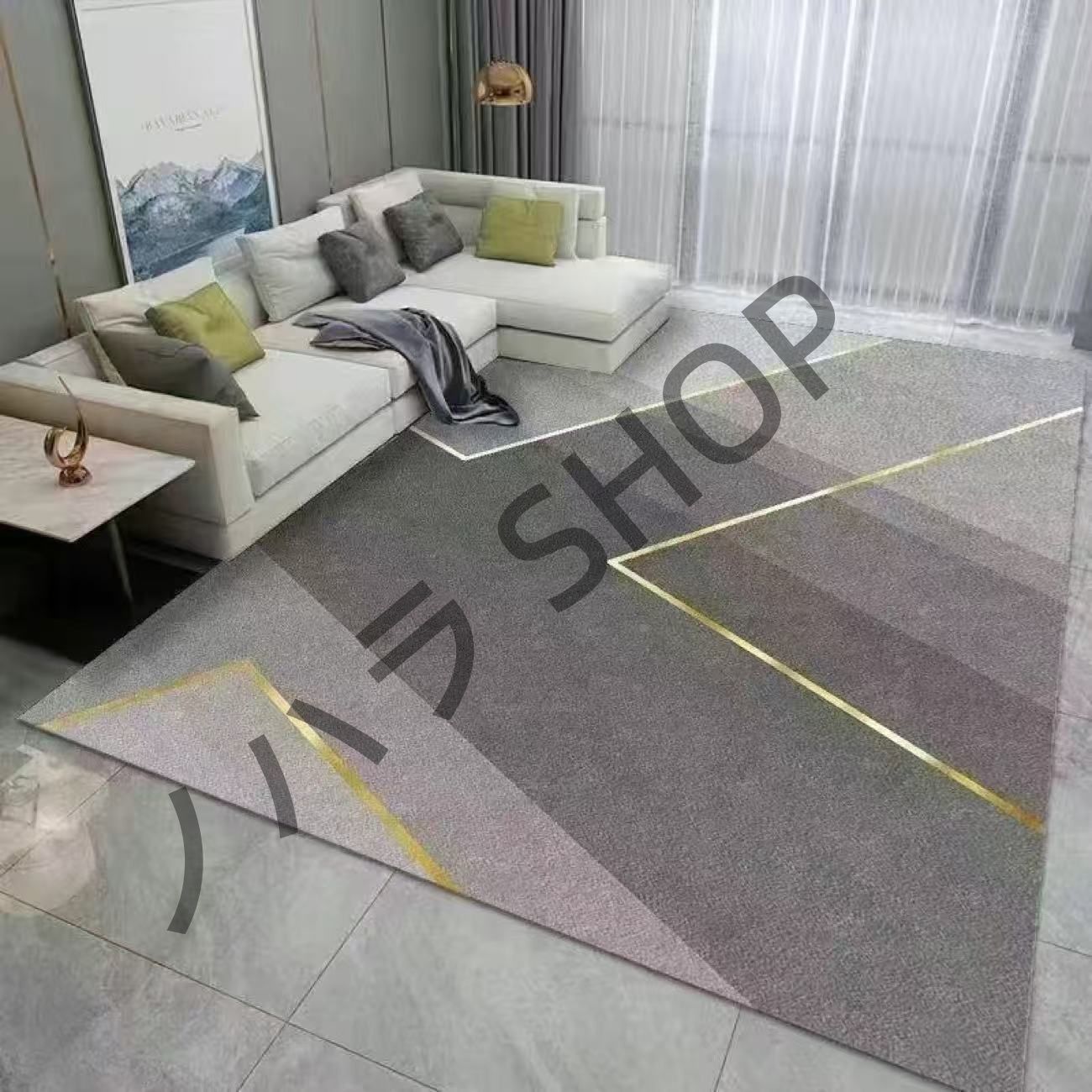 カーペット/200*300cm/滑り止め付き ラグマット ベッドルーム リビングルーム 寝室の部屋 /多機能使用 マット/カーペット #B085