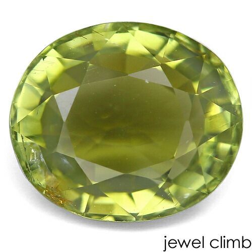 【鑑別書付】オリーブグリーンが美しい！グリーントルマリン 宝石 ルース １．５８ＣＴ