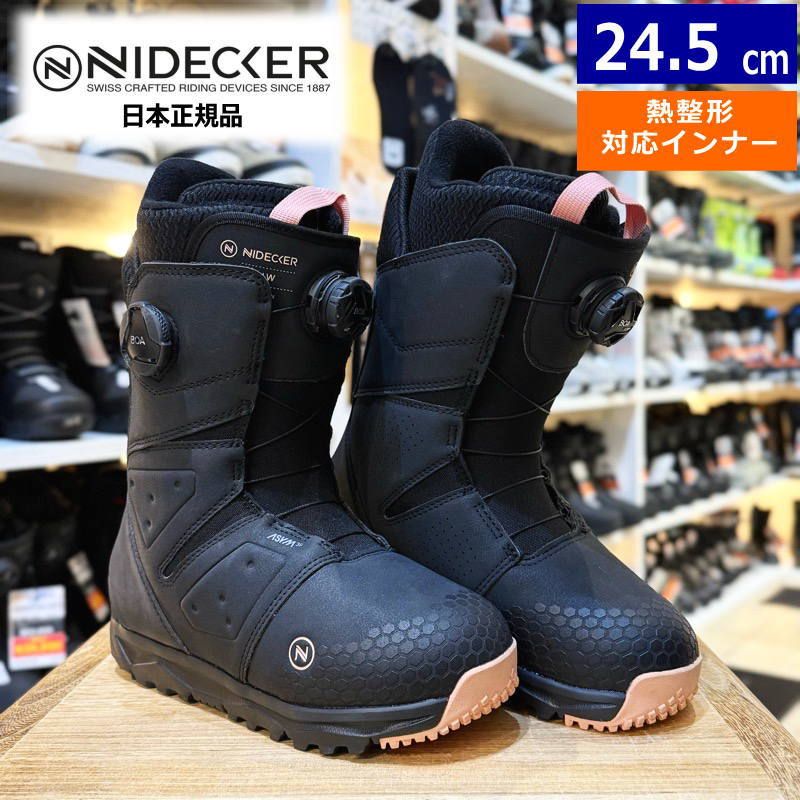24-25 NIDECKER ALTAI W カラー:BLACK 24.5cm ナイデッカー アルタイ レディース スノーボードブーツ 型落ち 日本正規品