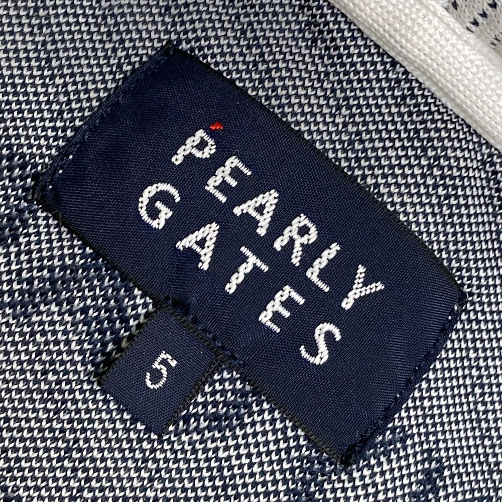 ゴルフ サイズ：5 PEARLY GATES パーリーゲイツ スウェット ジップ