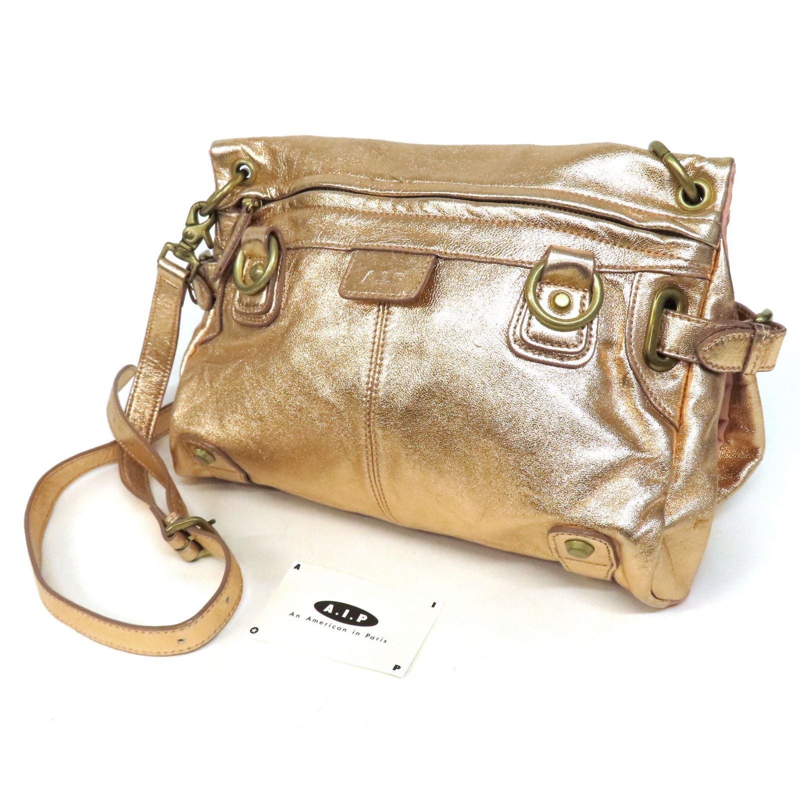 WD26152 美品 A.I.P エーアイピー An American in Paris 2WAY クロス 