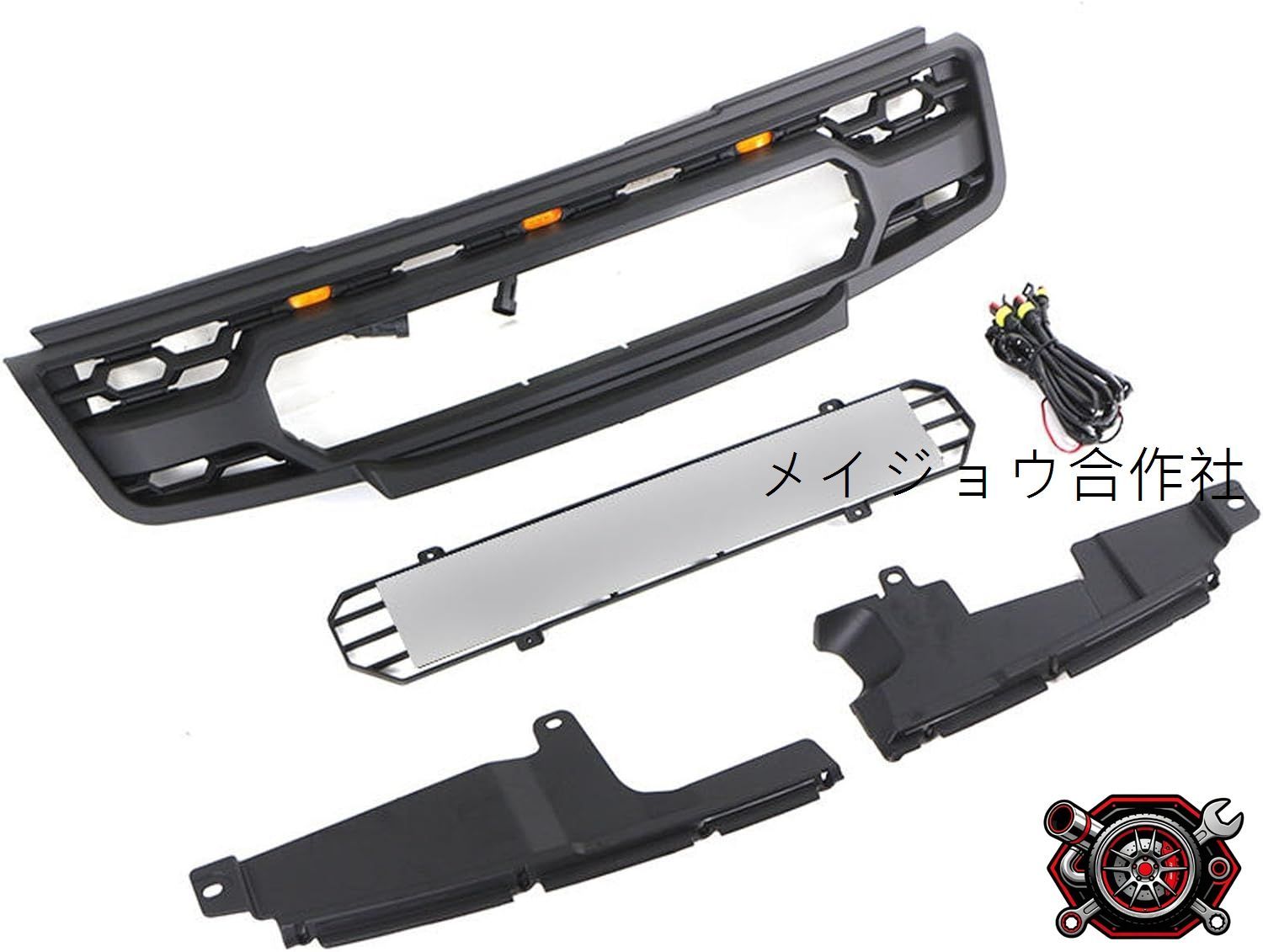売れ筋T32 フロントグリル ハニカムメッシュ 新型アップグレード版 メッシュ付き フロントグリルカバー 一体型 外装パーツ アクセサリー 黒 カスタム専用設計 ABScp525
