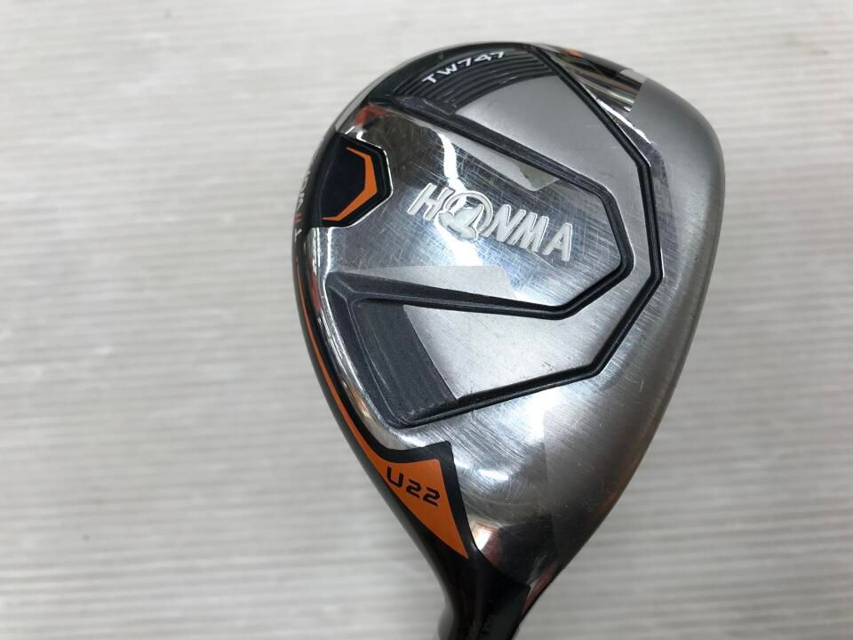 ホンマゴルフ　TOUR WORLD TW747　22度　VIZARD UT-H 8　ユーティリティ　中古　ゴルフドゥ！成田美郷台店【最短即日発送】