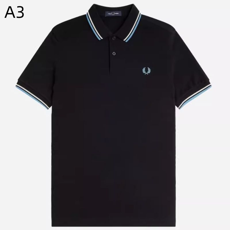 新品未使用】FRED PERRY フレッドペリー ポロシャツ 半袖 刺繍ロゴ