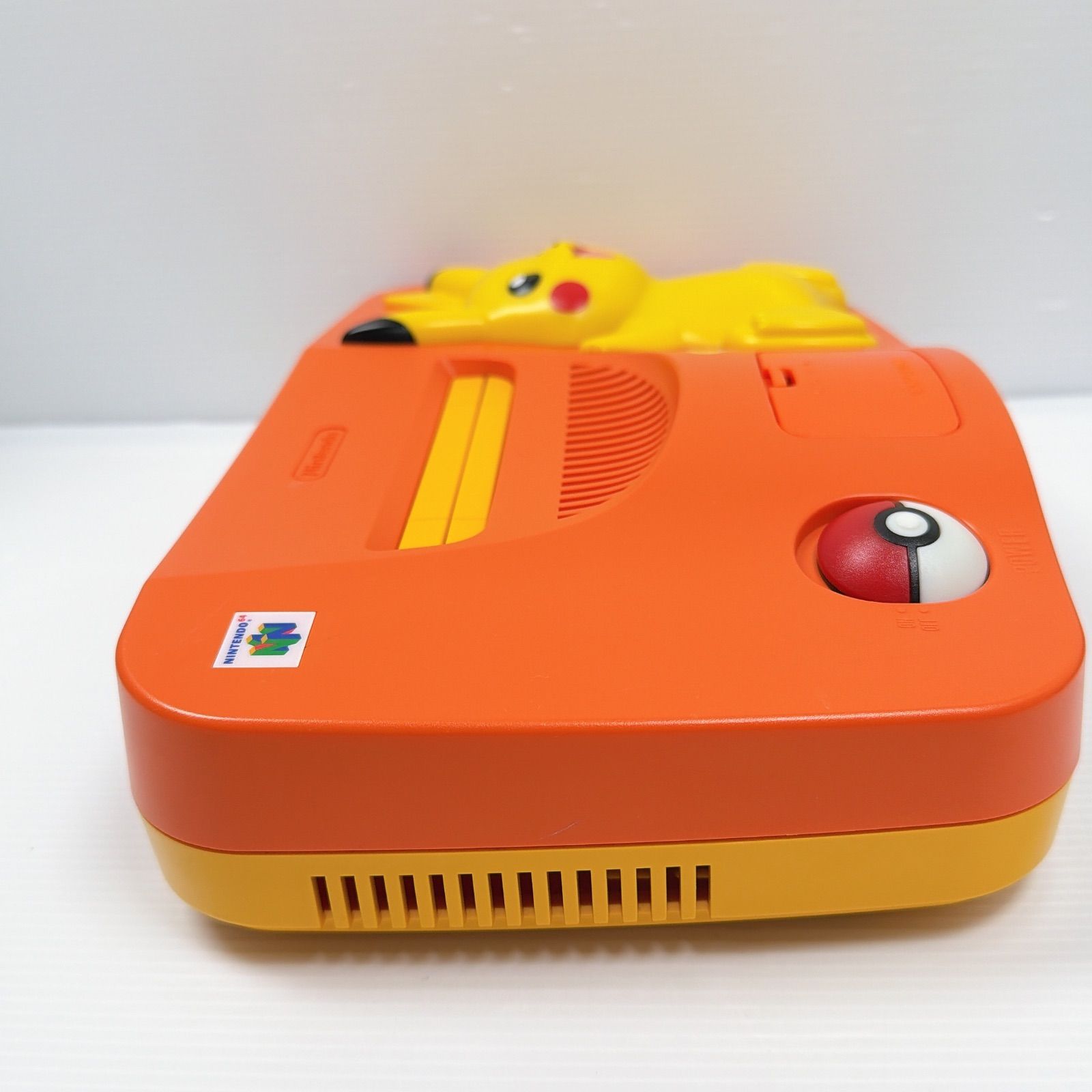 美品 ニンテンドー64本体 ピカチュウ オレンジ イエロー 拡張パック