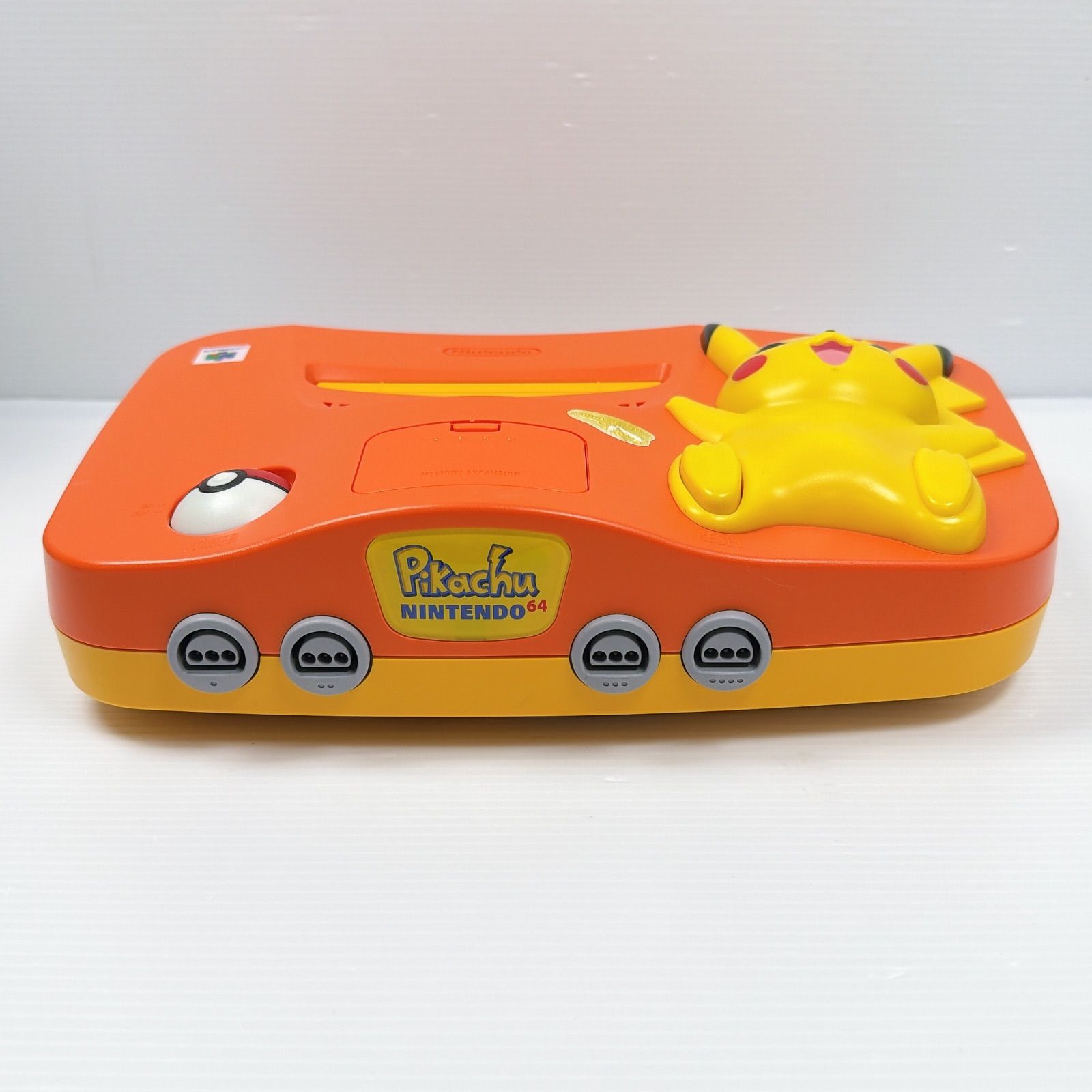 美品 ニンテンドー64本体 ピカチュウ オレンジ イエロー 拡張パック