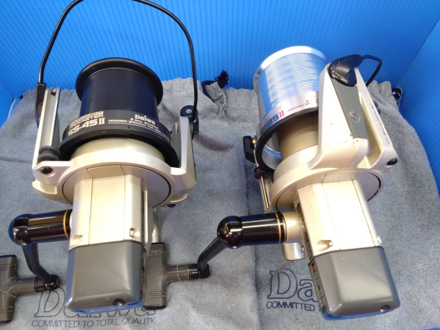 日本製 ダイワ トーナメント プロキャスター SS-45Ⅱ 2台セット 替え