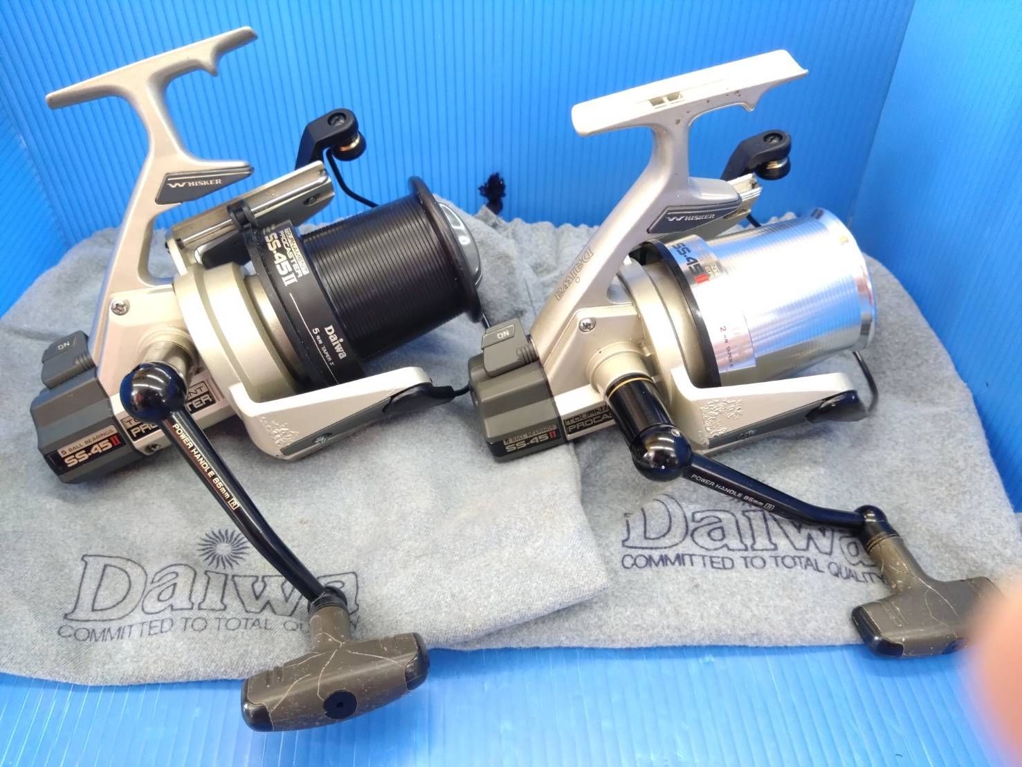 日本製 ダイワ トーナメント プロキャスター SS-45Ⅱ 2台セット 替え