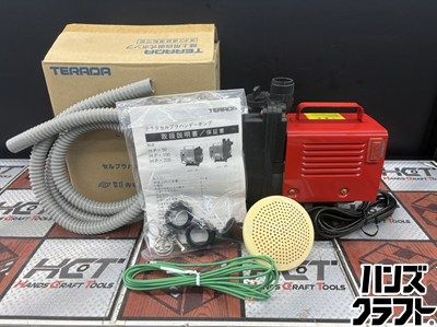■【未使用】寺田ポンプ製作所 HP-100 セルプラハンディーポンプ 陸上自吸式 口径：25mm 単相100V【ハンズクラフト宮崎新名爪店】