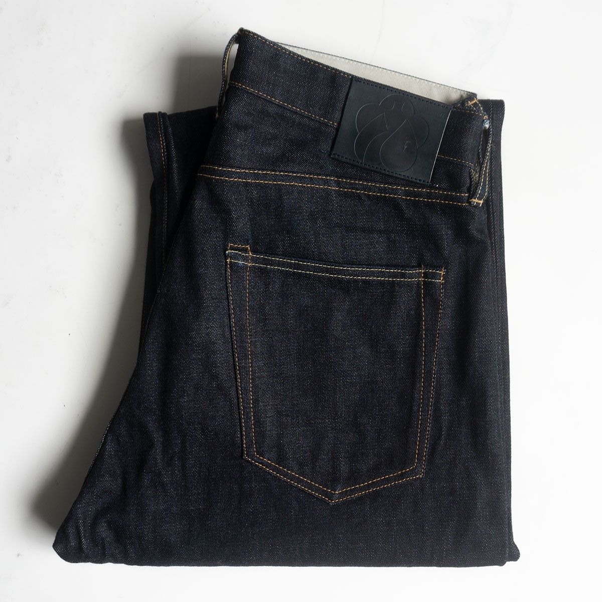 【美品/濃紺】桃太郎ジーンズ【#400 STANDARD WIDE 14.7oz】W32 デニムパンツ MOMOTARO JEANS s2605104