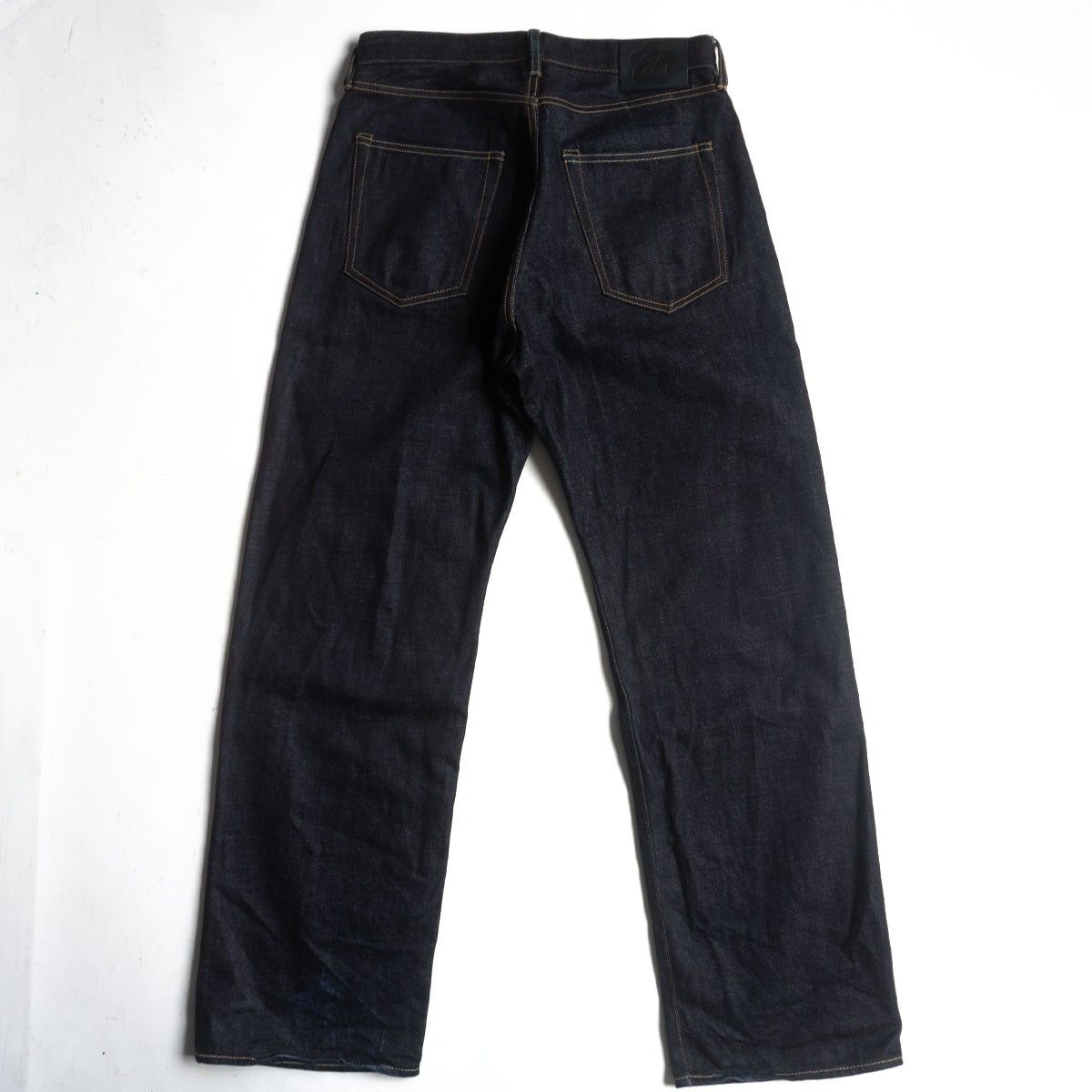 美品/濃紺】桃太郎ジーンズ【#400 STANDARD WIDE 14.7oz】W32 デニム 