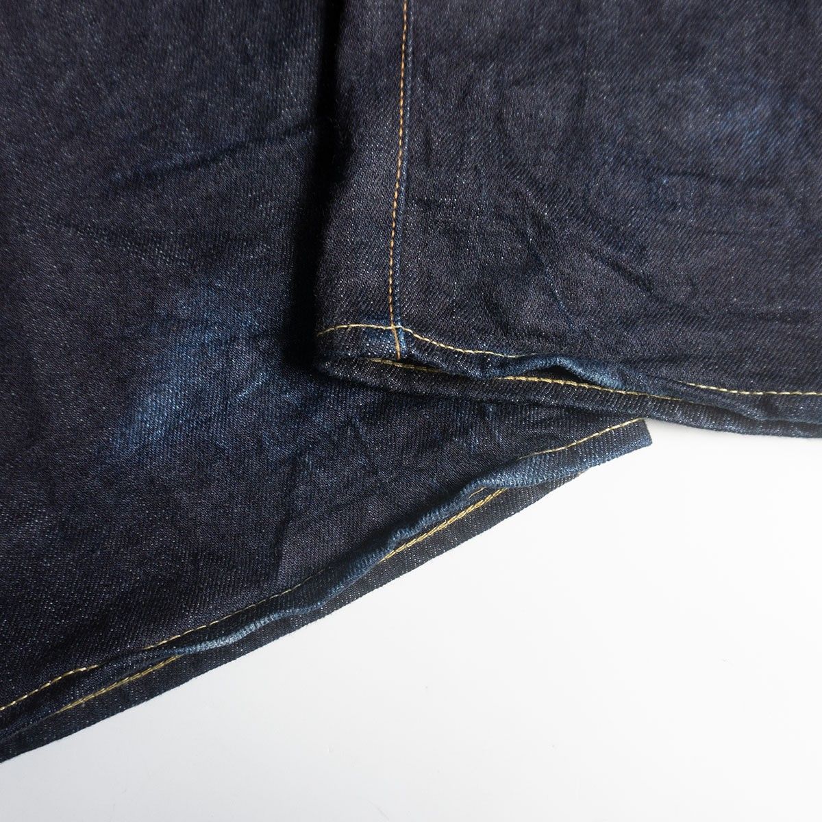 美品/濃紺】桃太郎ジーンズ【#400 STANDARD WIDE 14.7oz】W32 デニム 