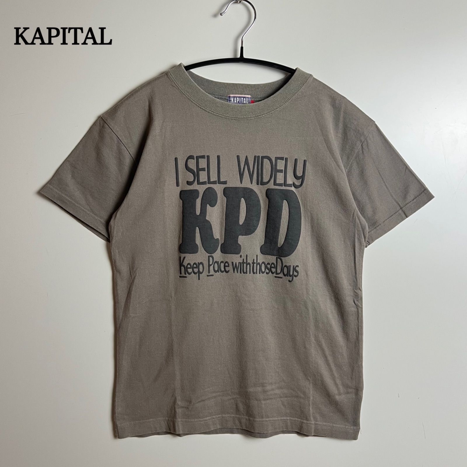 KAPITAL 00s CAPITAL archive KPD Tee W's free grey キャピタル 初期