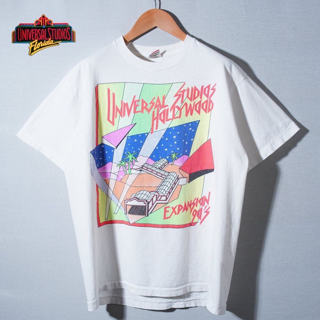 非売品 90s USA製 ユニバーサル スタジオ ハリウッド Tシャツ L 1990年製 フルーツオブザルーム FRUIT OF THE ROOM ヴィンテージ プロモT 企業T 限定 アメカジ ストリート 古着 T070 9,235円