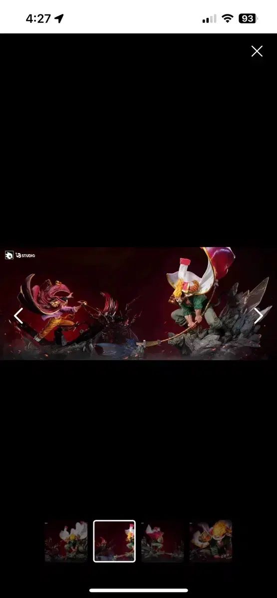 (在庫処分)ONE PIECE LBゴール・D・ロジャー 白ひげ レジン 一貫出品 (レア)
