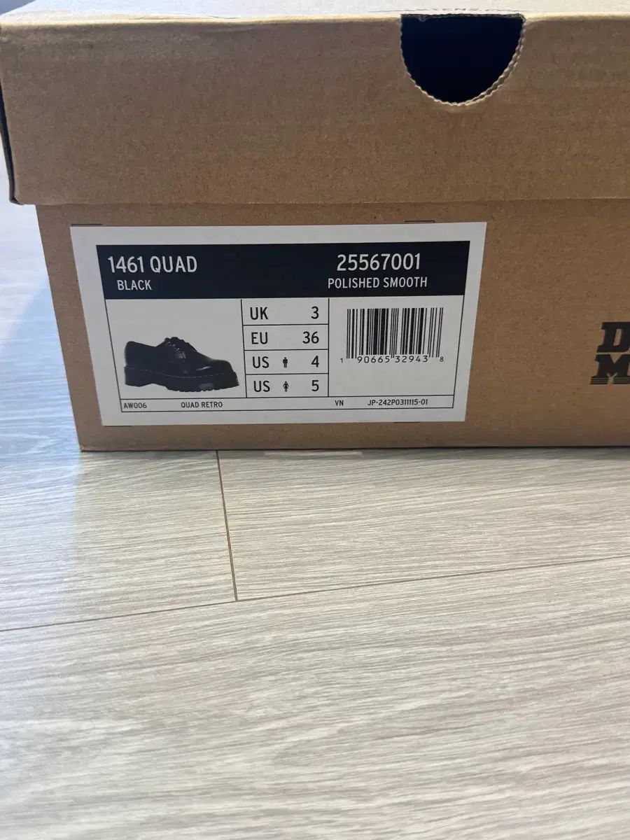 DR. MARTENS ドクターマーチン 1461 クアッド ブラック 220