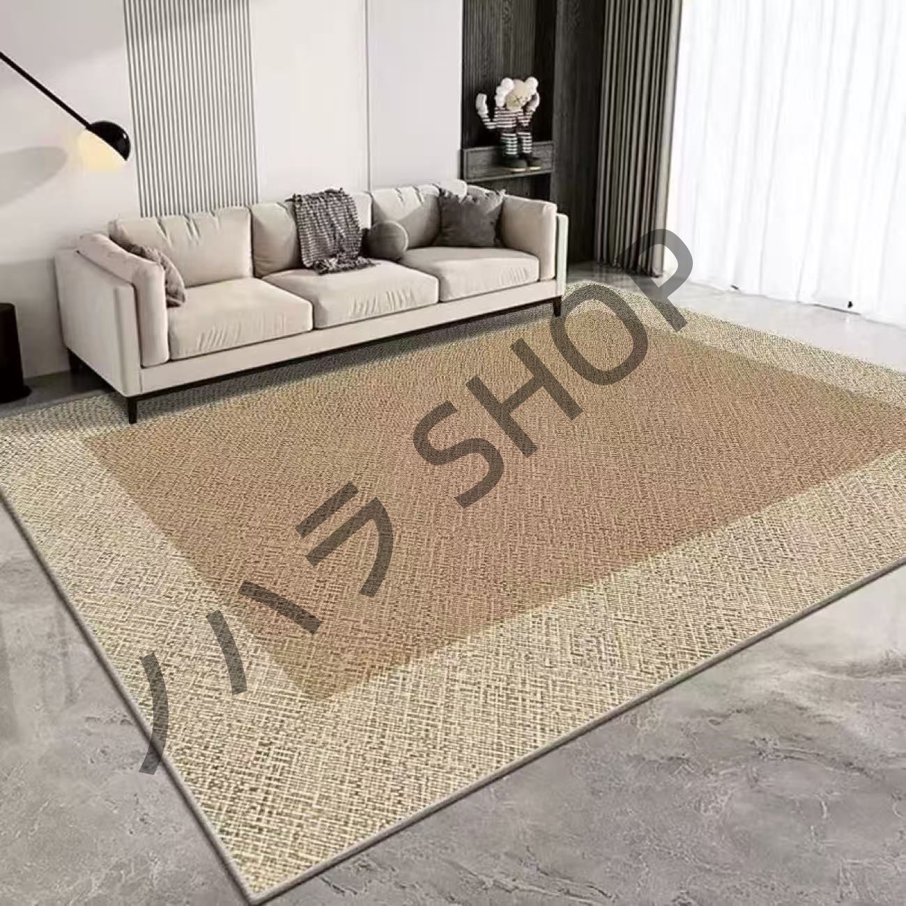 カーペット/200*300cm/滑り止め付き ラグマット ベッドルーム リビングルーム 寝室の部屋 /多機能使用 マット/カーペット #B111