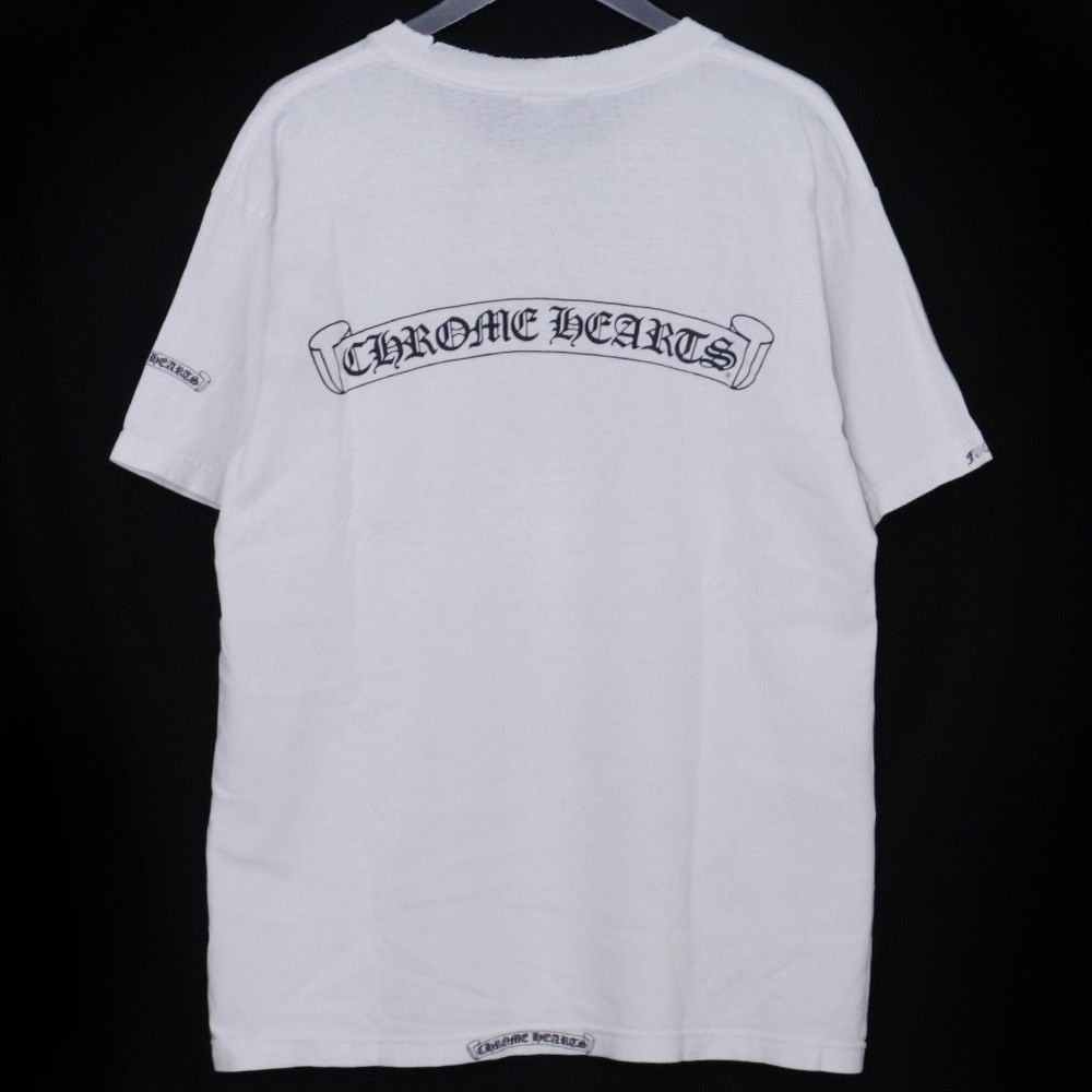 CHROME HEARTS オールド ネックロゴヴァインダガープリントポケットT