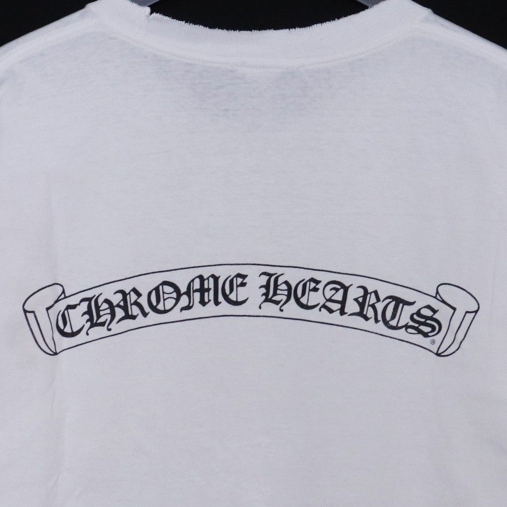 CHROME HEARTS オールド ネックロゴヴァインダガープリントポケットT