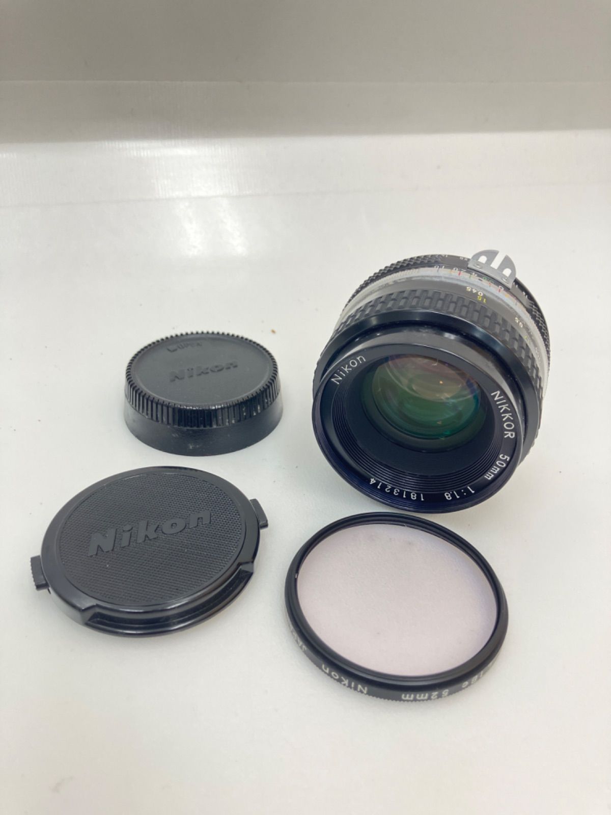 □ Nikon ニコン NIKKOR 50mm 1:1.8 カメラレンズ