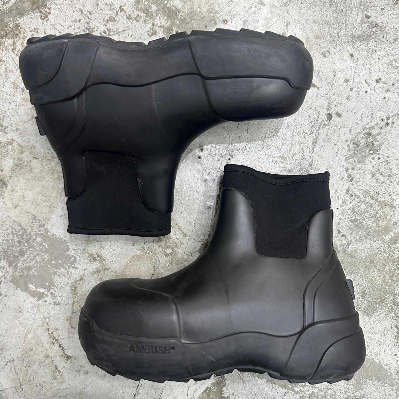 参考上代47300円 AMBUSH ROBBER BOOTS ラバーブーツ アンブッシュ