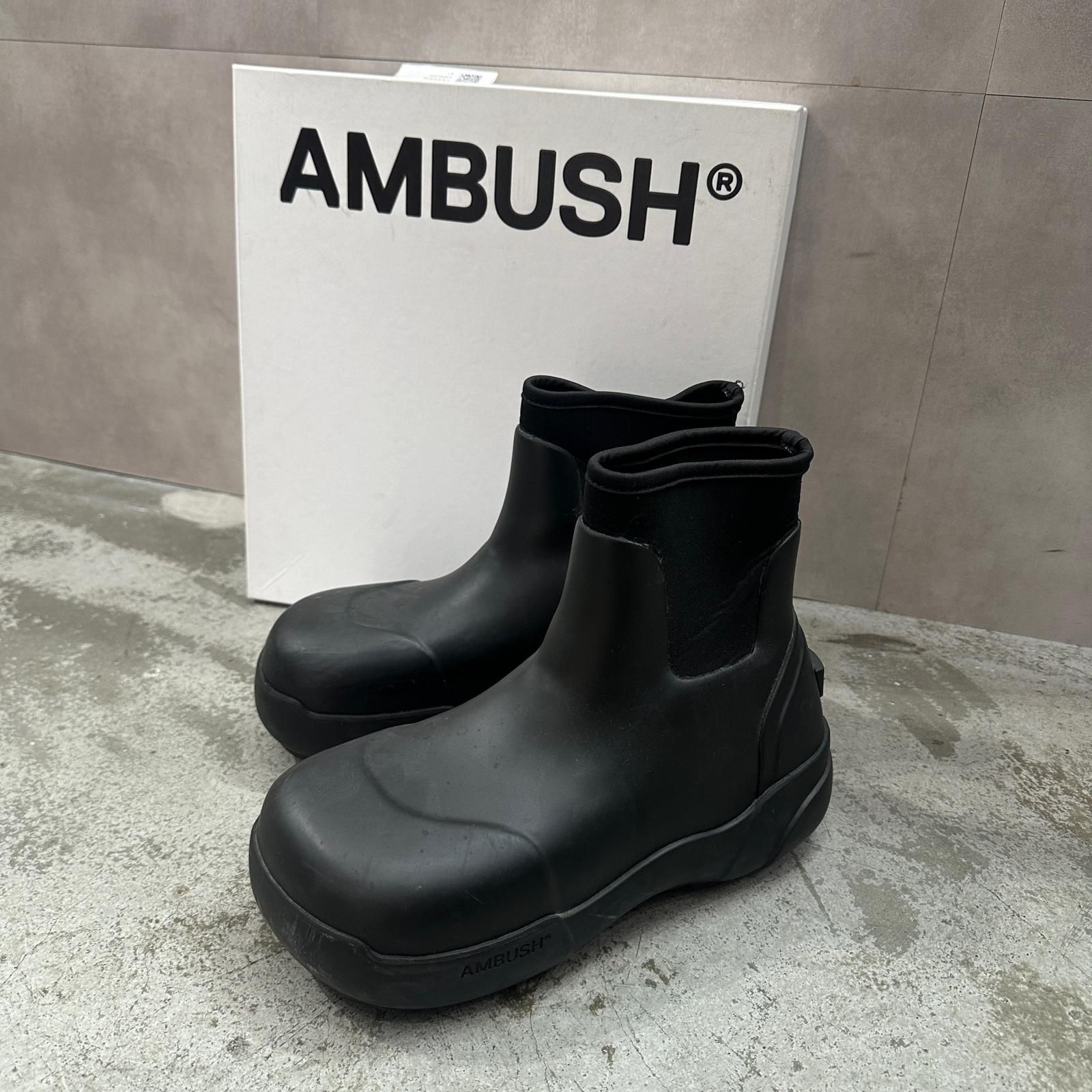 参考上代47300円 AMBUSH ROBBER BOOTS ラバーブーツ アンブッシュ