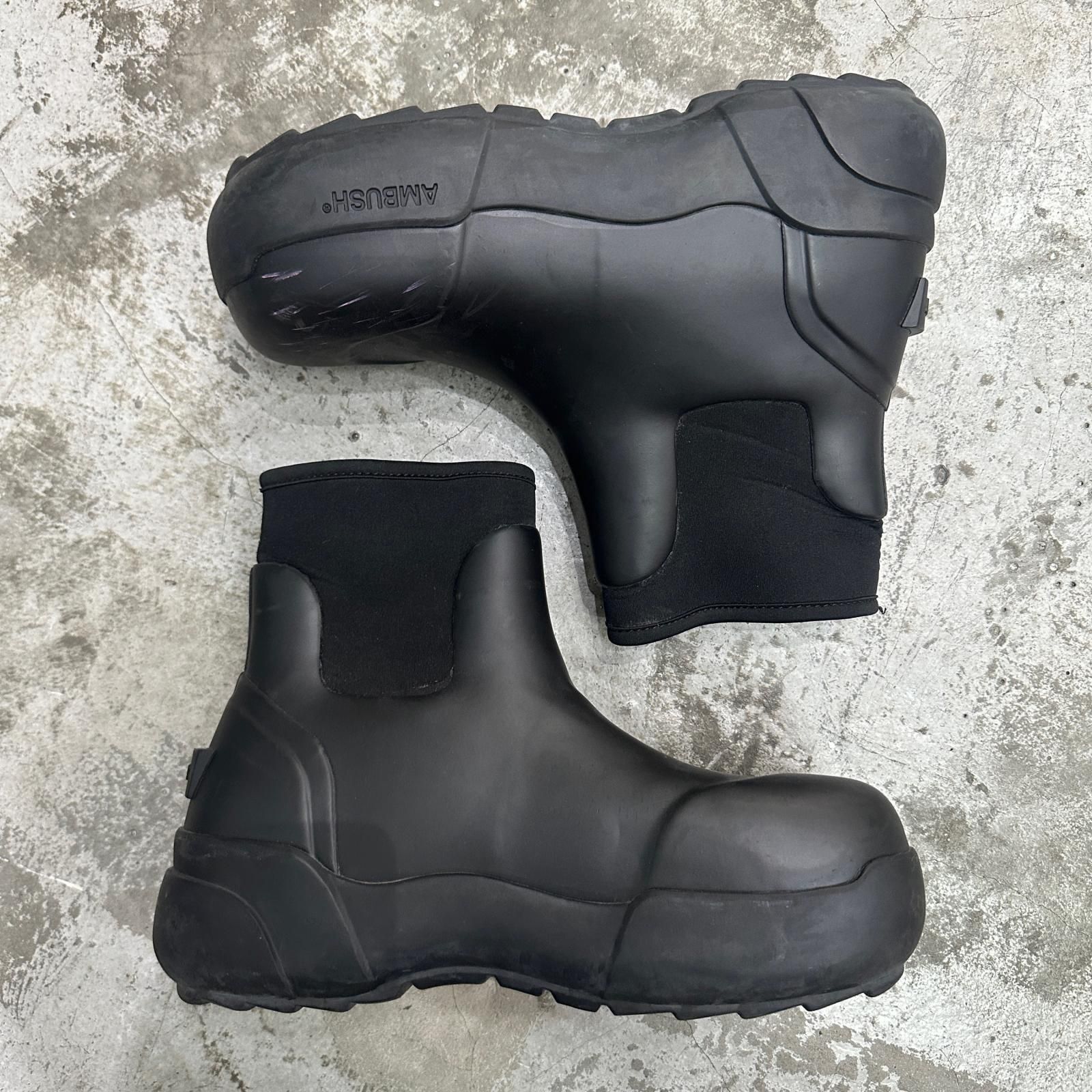参考上代47300円 AMBUSH ROBBER BOOTS ラバーブーツ アンブッシュ