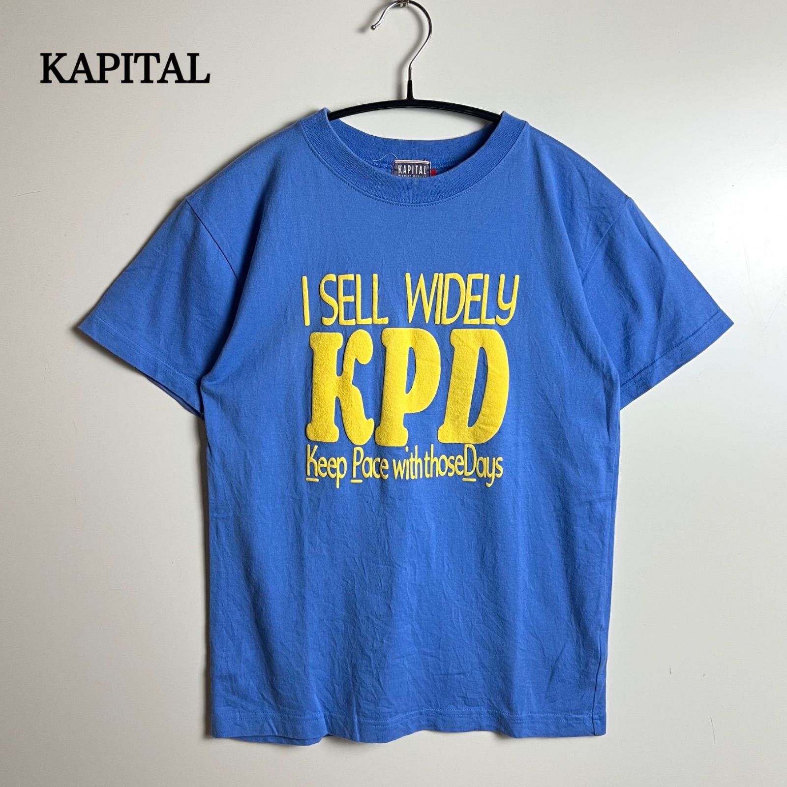 KAPITAL 00s CAPITAL archive KPD Tee W's free blue キャピタル 初期