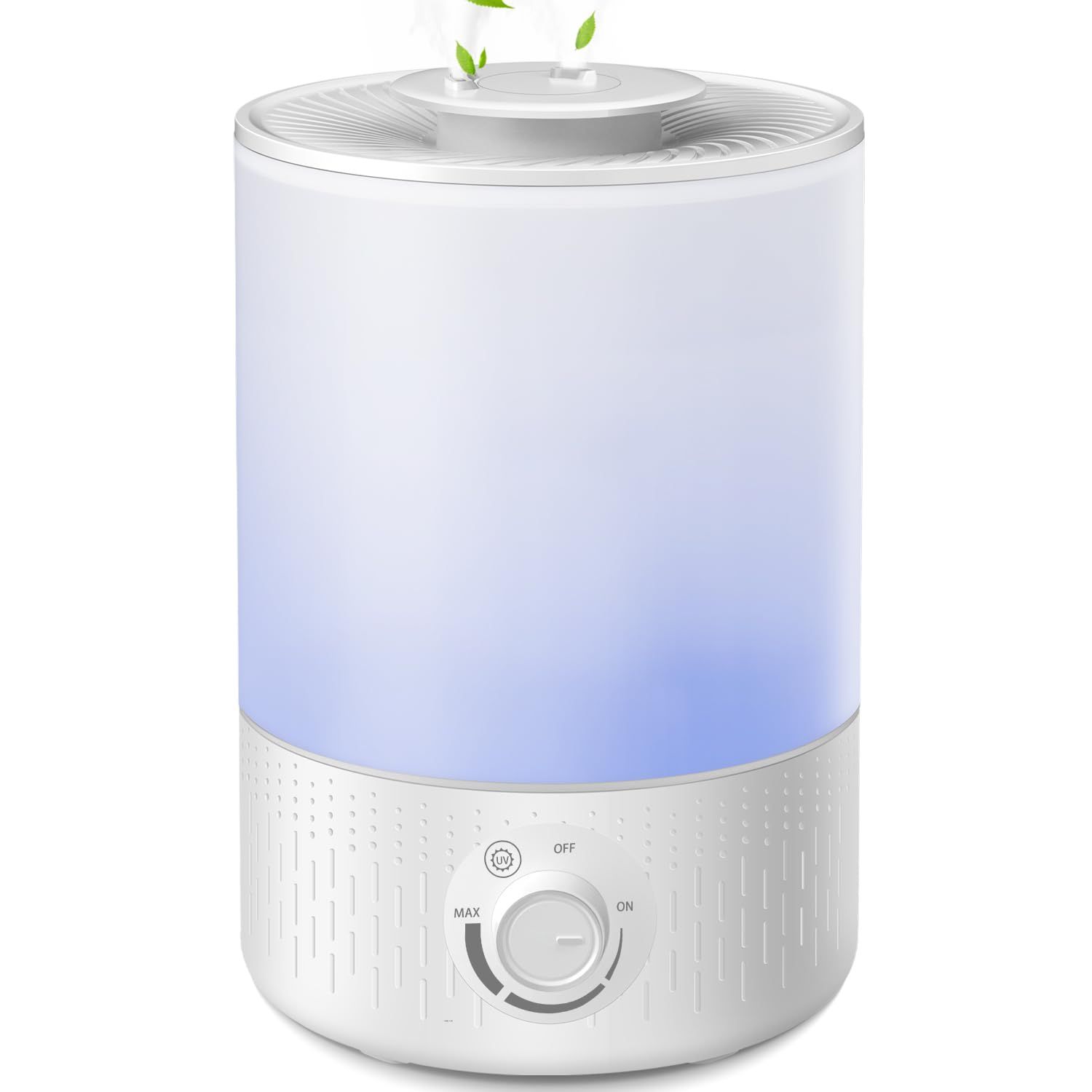 加湿器 大容量 3.5L 【新改良モデル・一体化設計・UVライト除菌】 超音波式 加湿器 卓上 ダブル吹出口 おしゃれ アロマ対応 静音 上から注水 無階段ミスト調整 54時間連続運転 吹出口360°調整 空焚き防止 水漏れ防止 家庭/オフィ 53cbbd51