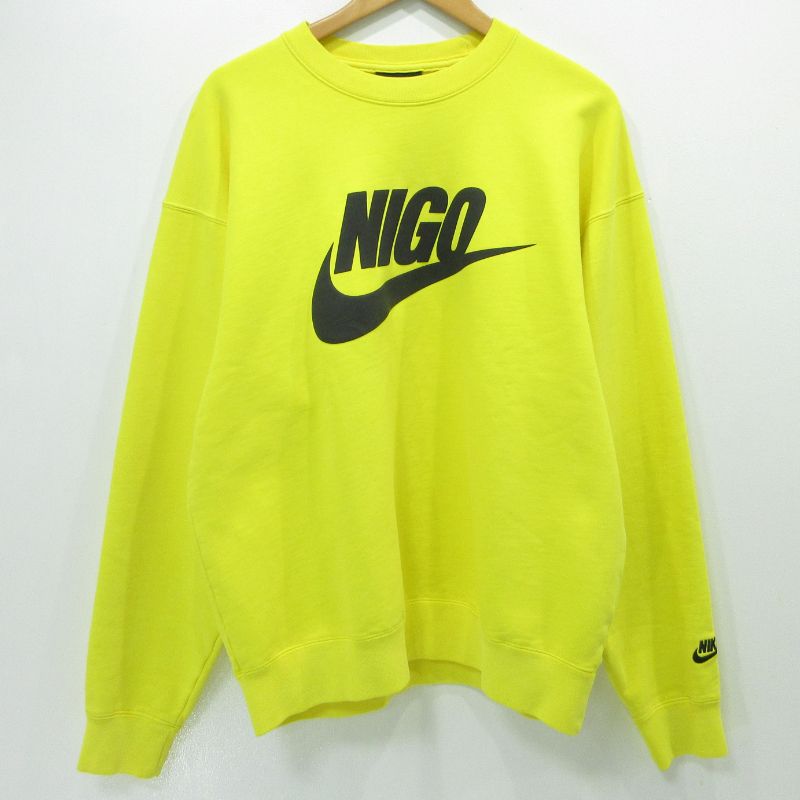 【三重本店】 中古 NIKE | ナイキ スウェット NIGO FV5941-735 イエロー サイズ：L 【103】