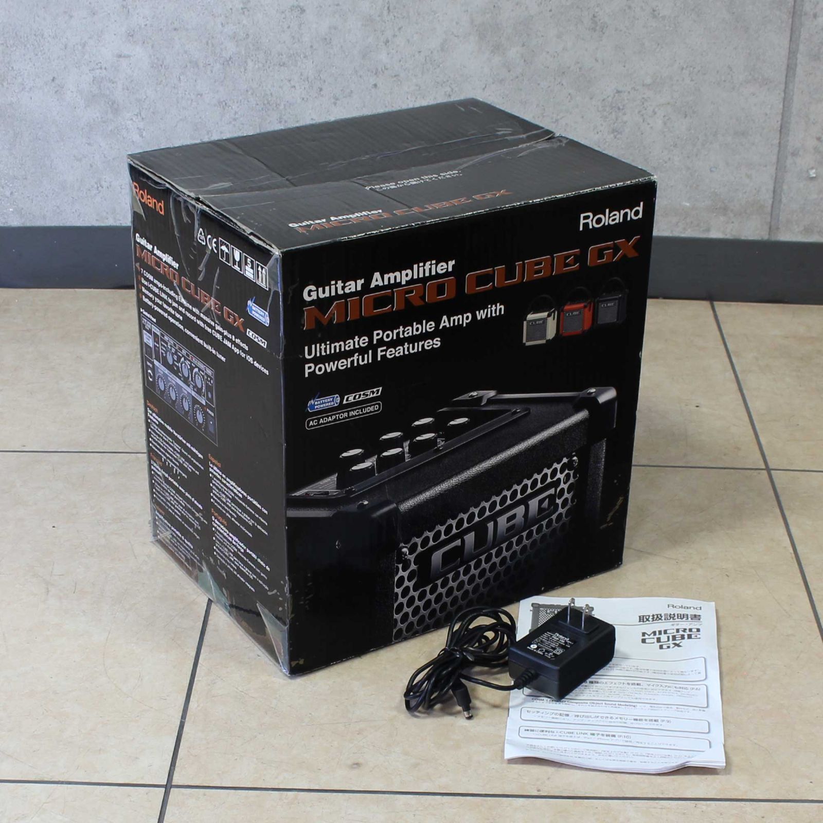 中古 Roland Micro Cube GX M-CUBE GX 最新CUBEのエッセンスを超小型