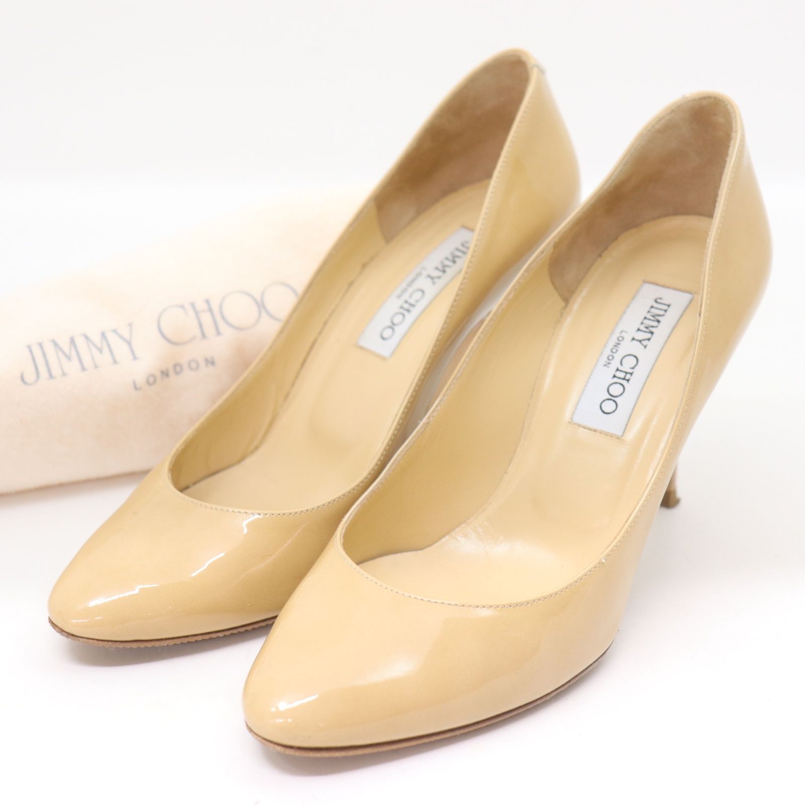 ITXE5V4UMXOS JIMMY CHOO ジミーチュウ エナメル パンプス ヒール 