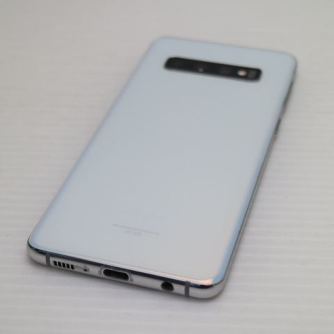 超美品 SC-03L Galaxy S10 プリズムホワイト スマホ 本体 白ロム 土日
