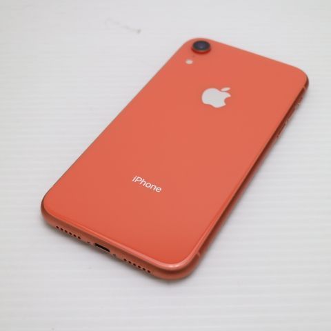 美品 SIMフリー iPhoneXR 64GB コーラル ピンク スマホ 白ロム 即日