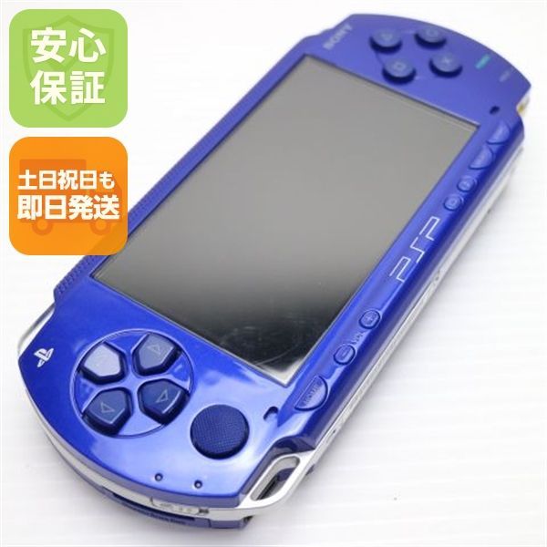 超美品 PSP-1000 メタリックブルー 即日発送 game SONY PlayStation Portable 本体 土日祝発送OK 04000