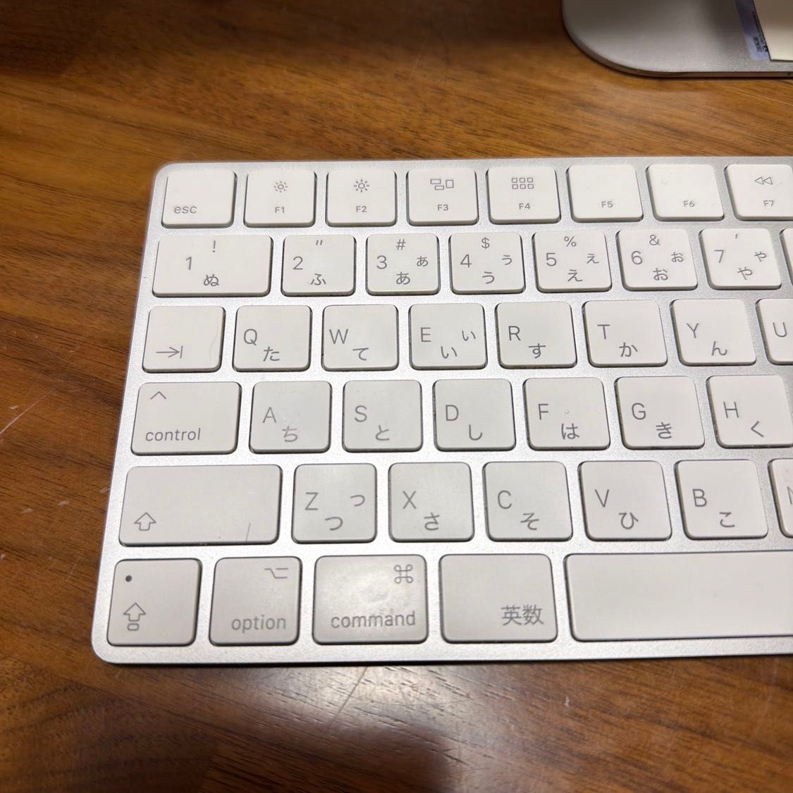 Apple Magic Keyboard アップル マジックキーボード 日本語JIS配列 シルバー ホワイト ワイヤレス Bluetooth接続 Mac iPad iPhone対応 純正品 中古品 動作確認済み デスクワーク テレワーク