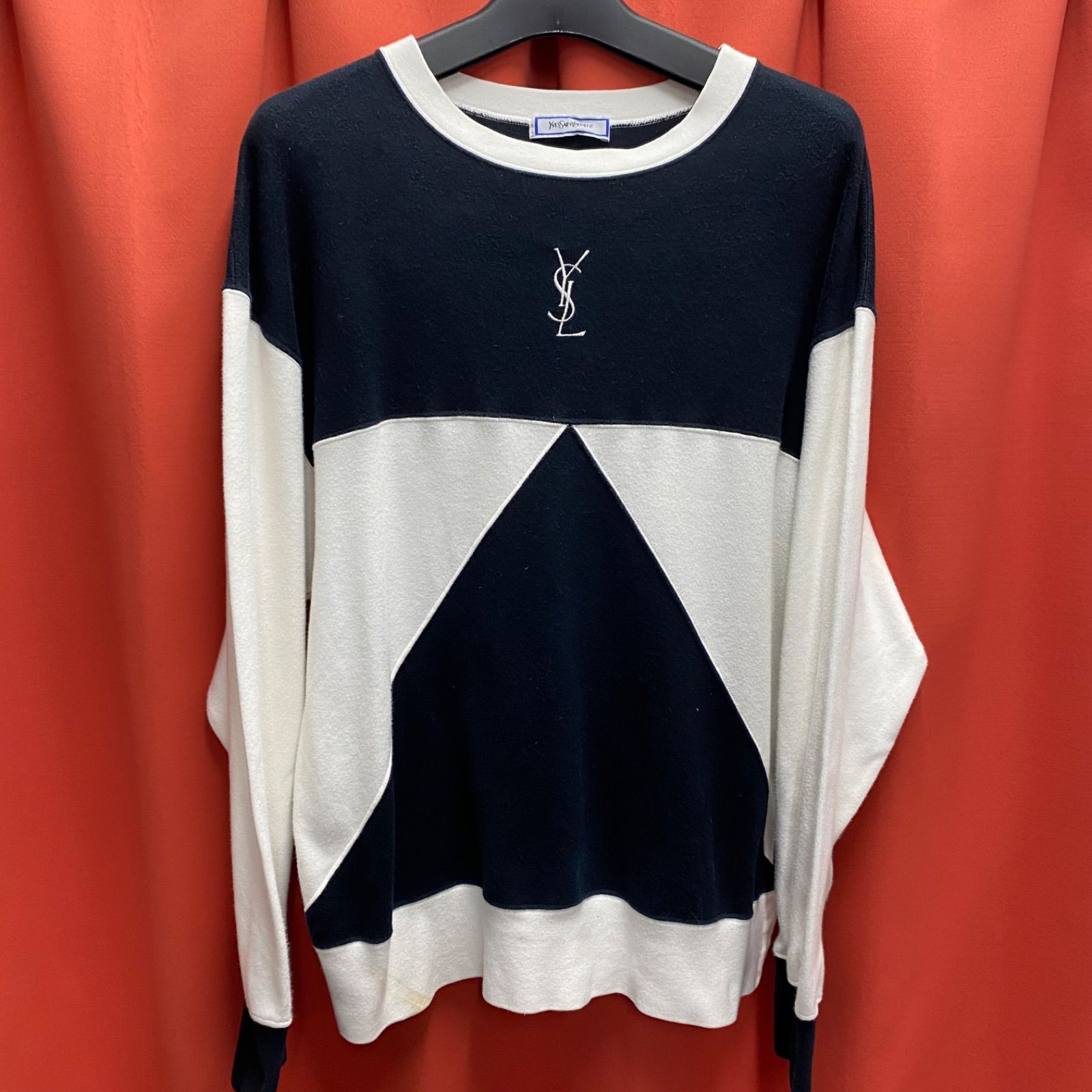 YSL Yves Saint Laurent イヴ・サンローラン スウェット 長袖 ロゴ 