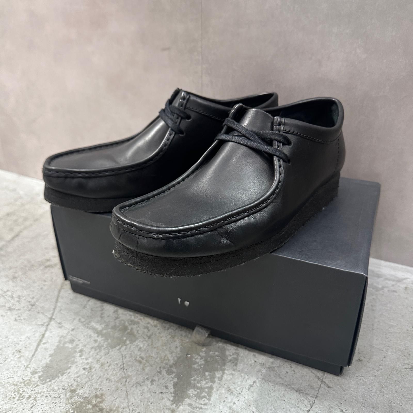 Clarks Wallabee ワラビー レアーシューズ スニーカー クラークス 11826J ブラック 42 26cm （15880M） Clarks Wallabee ワラビー レアーシューズ スニーカー クラークス