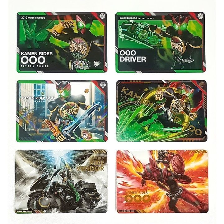オーズ 全6種 フルコンプ 仮面ライダー スクラッチカードダス Vol.1