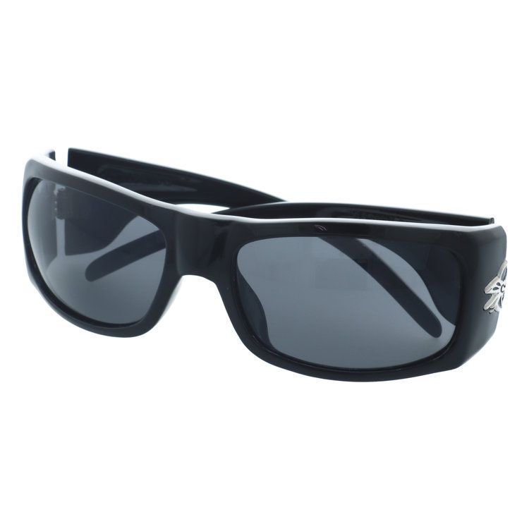 ジャンク品】ブラックフライ サングラス FLY BROCKERS BK GREY メンズ