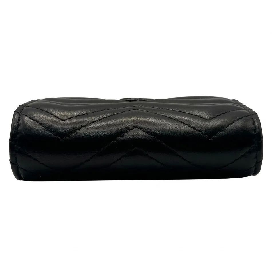 【極美品・未使用】GUCCI(グッチ) レザー ダブルG コンパクトウォレット キルティングレザー 773427 【極美品・未使用】GUCCI(グッチ) レザー ダブルG コンパクトウォレット キルティングレザー 773427