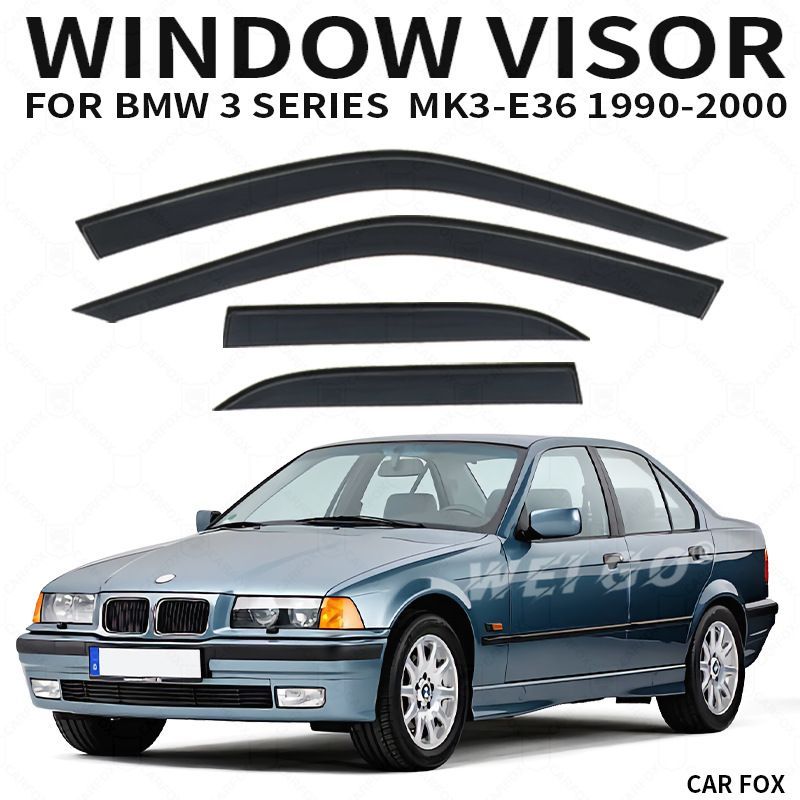 【送料込み】BMW 3シリーズ G20 セダン 標準ボディ 対応 窓用 雨漏り防止 風切り音低減 スモーク ドアバイザー 外装パーツ 簡単装着 換気快適 車種専用設計 未使用品