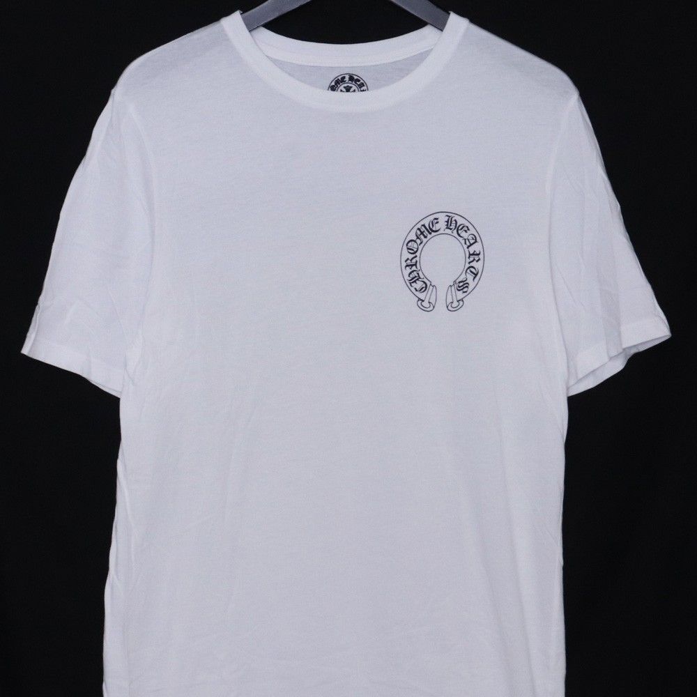 CHROME HEARTS オールド スクロールラベル ホースシューポケットT 