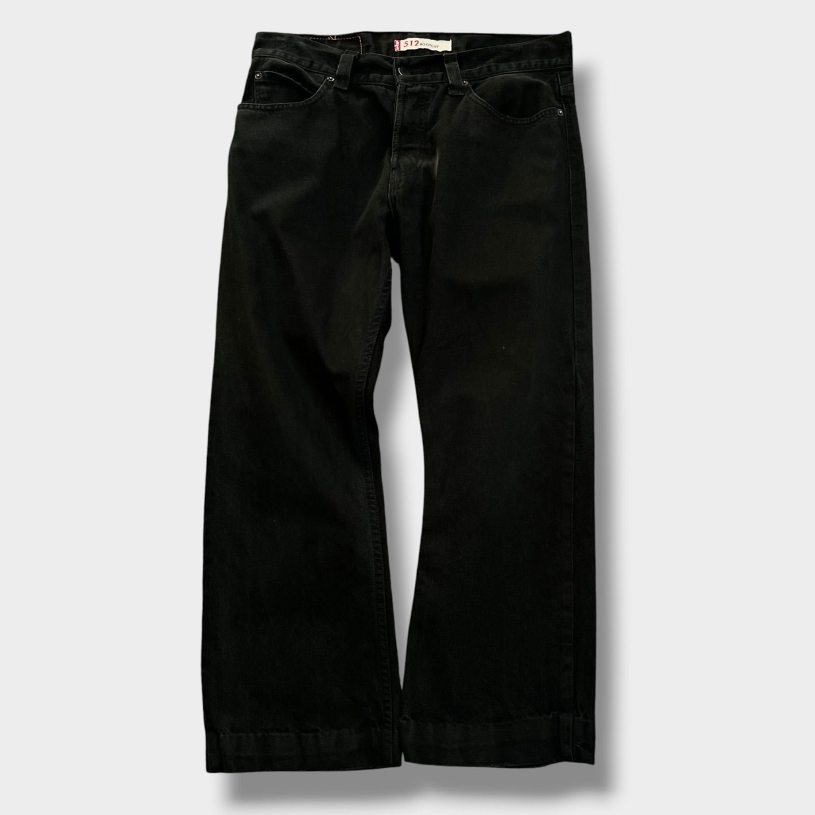 Levi's 512 BOOTCUT ブラックデニム ブーツカット フレア 黒 Y2K 2009