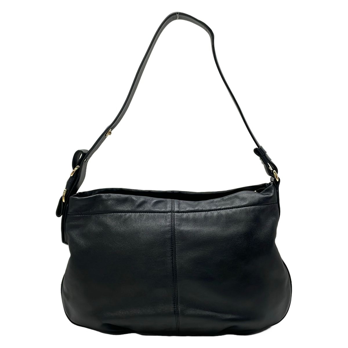 FERRAGAMO/SalvatoreFerragamo(サルバトーレフェラガモ) ショルダーバッグ ヴァラ 黒 レザー