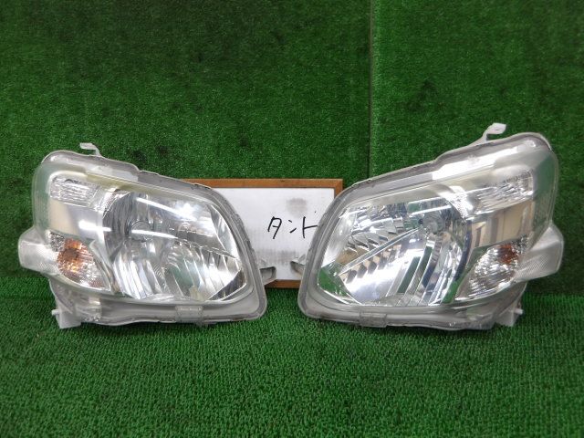 7FV3007 ADE4 ダイハツ タント LA600S 前期型 X SA ヘッドライト左右セット イチコ1880 社外LEDバルブ付き