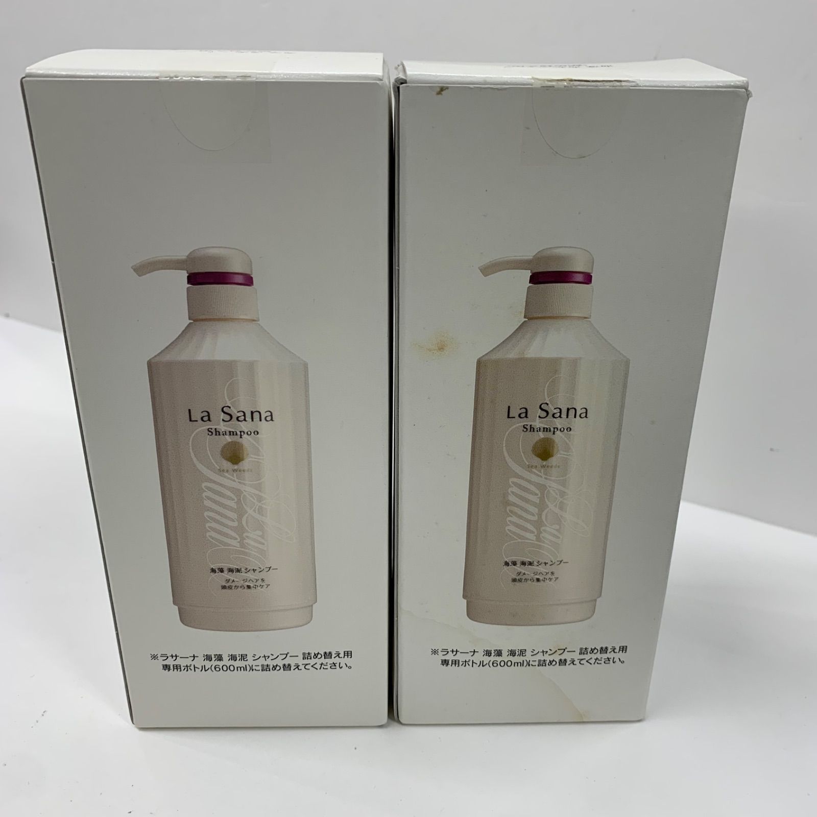 M4664 LaSana ラサーナ 海藻 海泥 シャンプー 詰め替え用 600ml 計2点