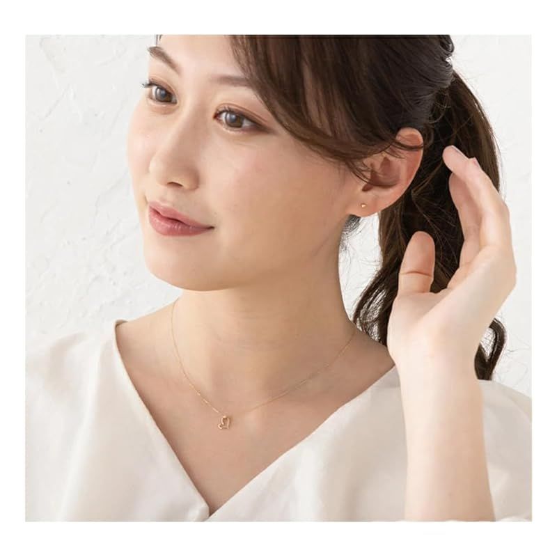 PLUSTER ピアス K10 つけっぱなし 両耳 2mm(金属アレルギー対応 本物) 丸玉 10金 ピンクゴールド (ギフト ボックス セット)/レディース メンズ ジュエリー アクセサリー 誕生日 プレゼント