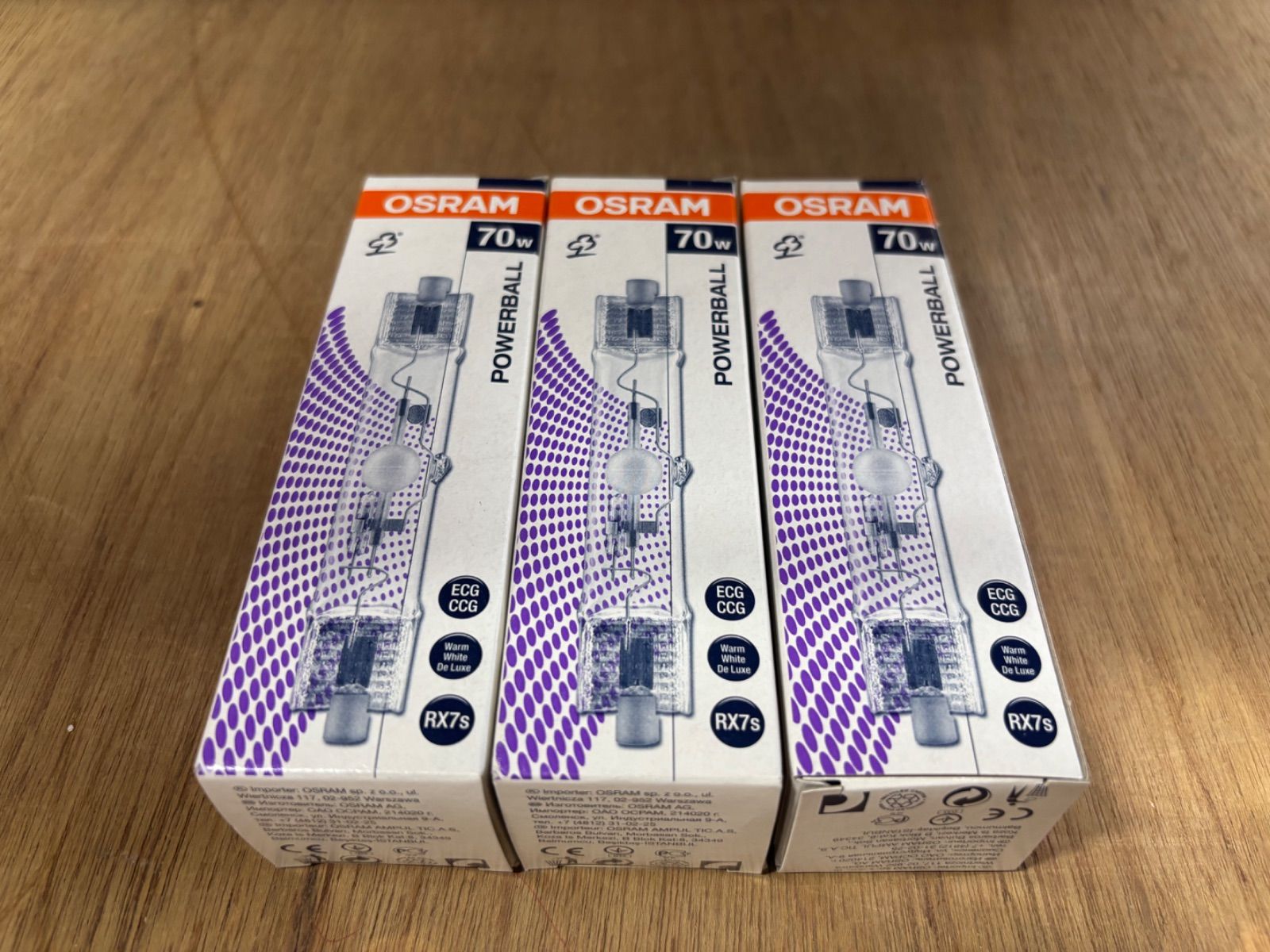【新古品】OSRAM　メタルハライドランプ 　HCI-TS70W/830WDLPB【3個ｾｯﾄ】※バラご相談