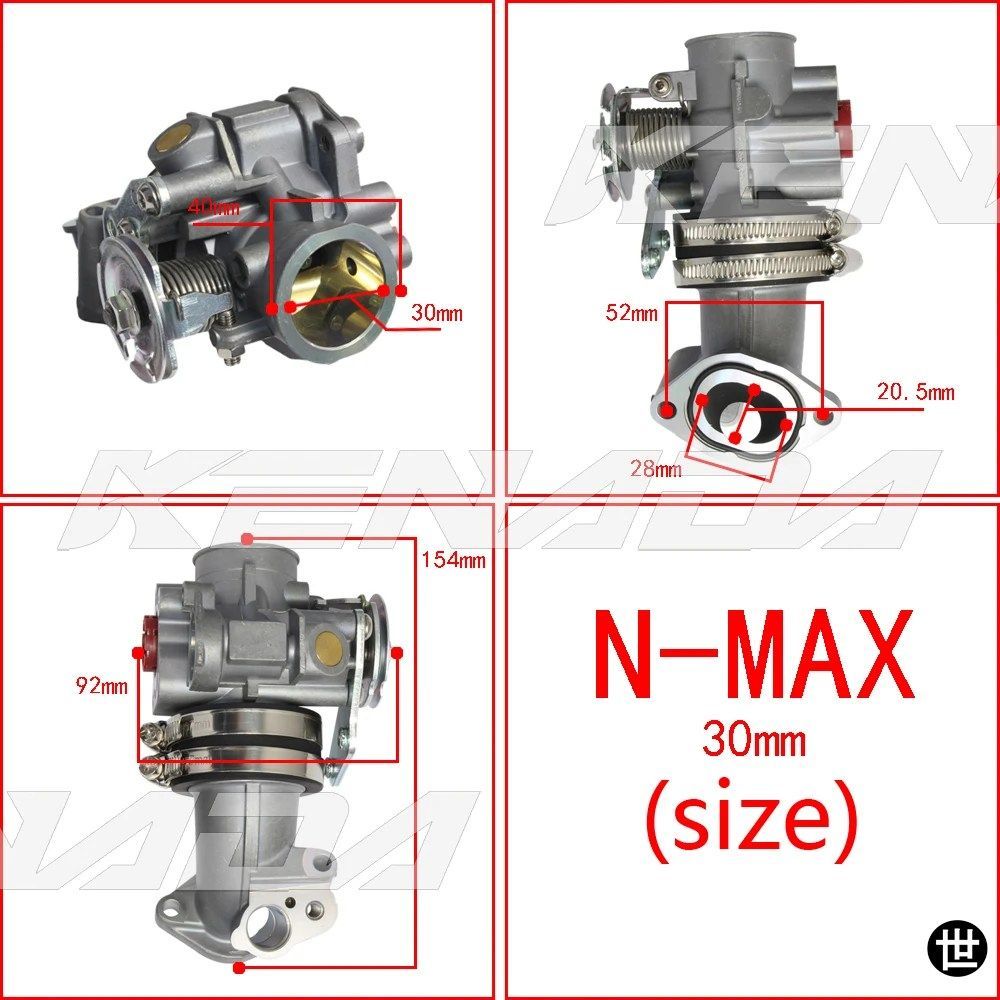 N MAX 150用バイク レーシングスロットルボディ NMAX 150 32MM 34MM 36MM